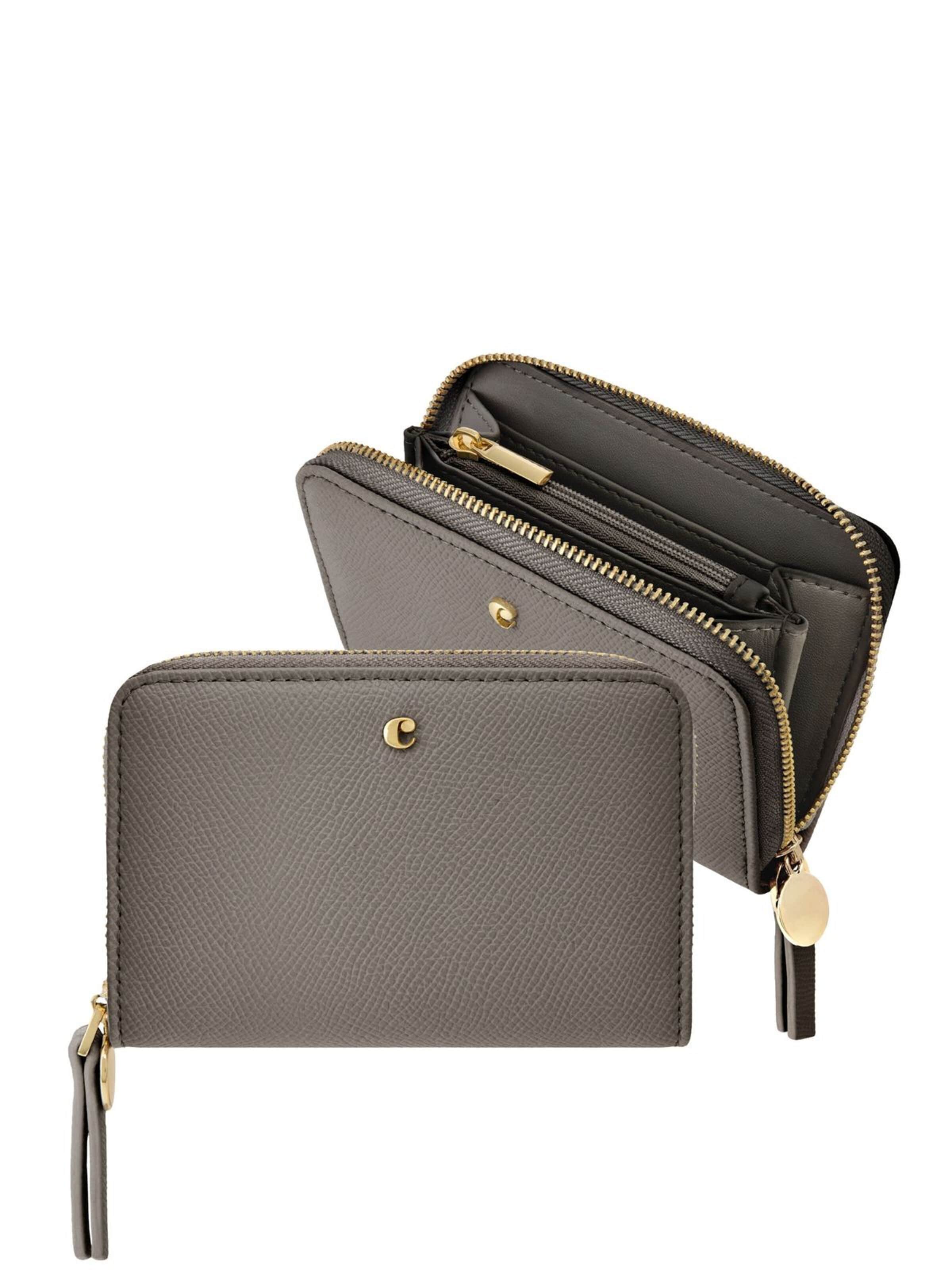 Porte-monnaies 'Zipped wallet Séraphine' Cacharel en marron : devant