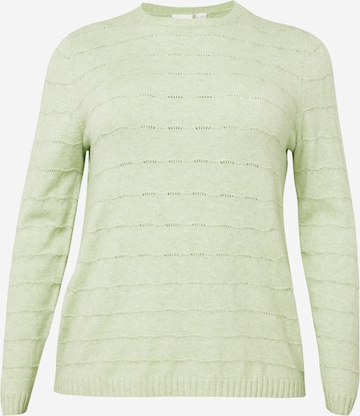 Pullover 'KATIA' di ONLY Carmakoma in verde: frontale