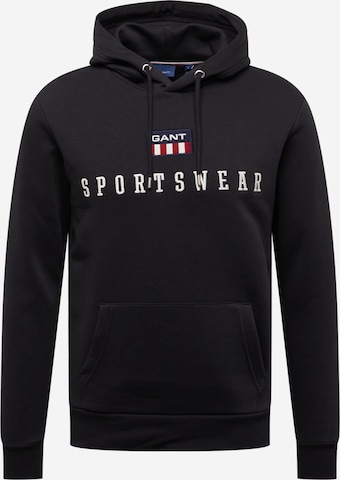 GANT Sweatshirt in Zwart: voorkant