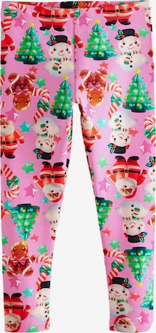 Next Leggings i rosa: framsida