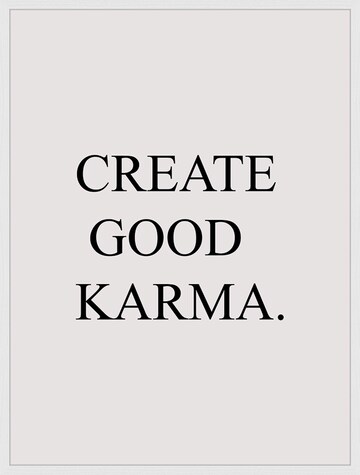 Liv Corday Image 'Good Karma' in White: front