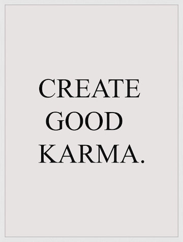 Liv Corday Image 'Good Karma' in White: front