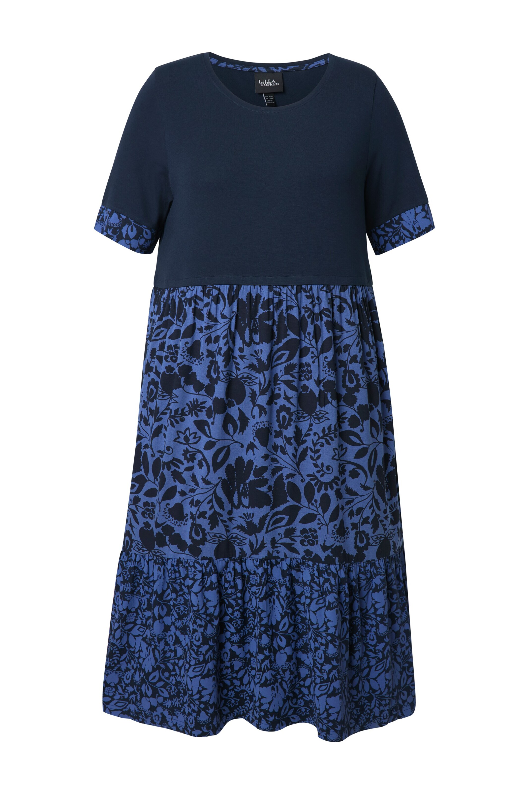 Ulla Popken Jurk in Blauw: voorkant