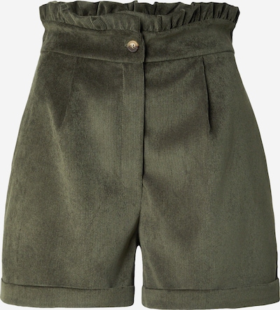 Klostuotos kelnės 'Henrike' iš ABOUT YOU, spalva – alyvuogių spalva, Prekių apžvalga