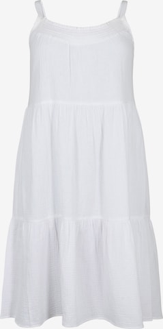 ZizziLjetna haljina 'RUBI' - bijela boja: prednji dio