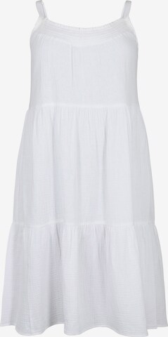 Zizzi - Vestido de verano 'RUBI' en blanco: frente