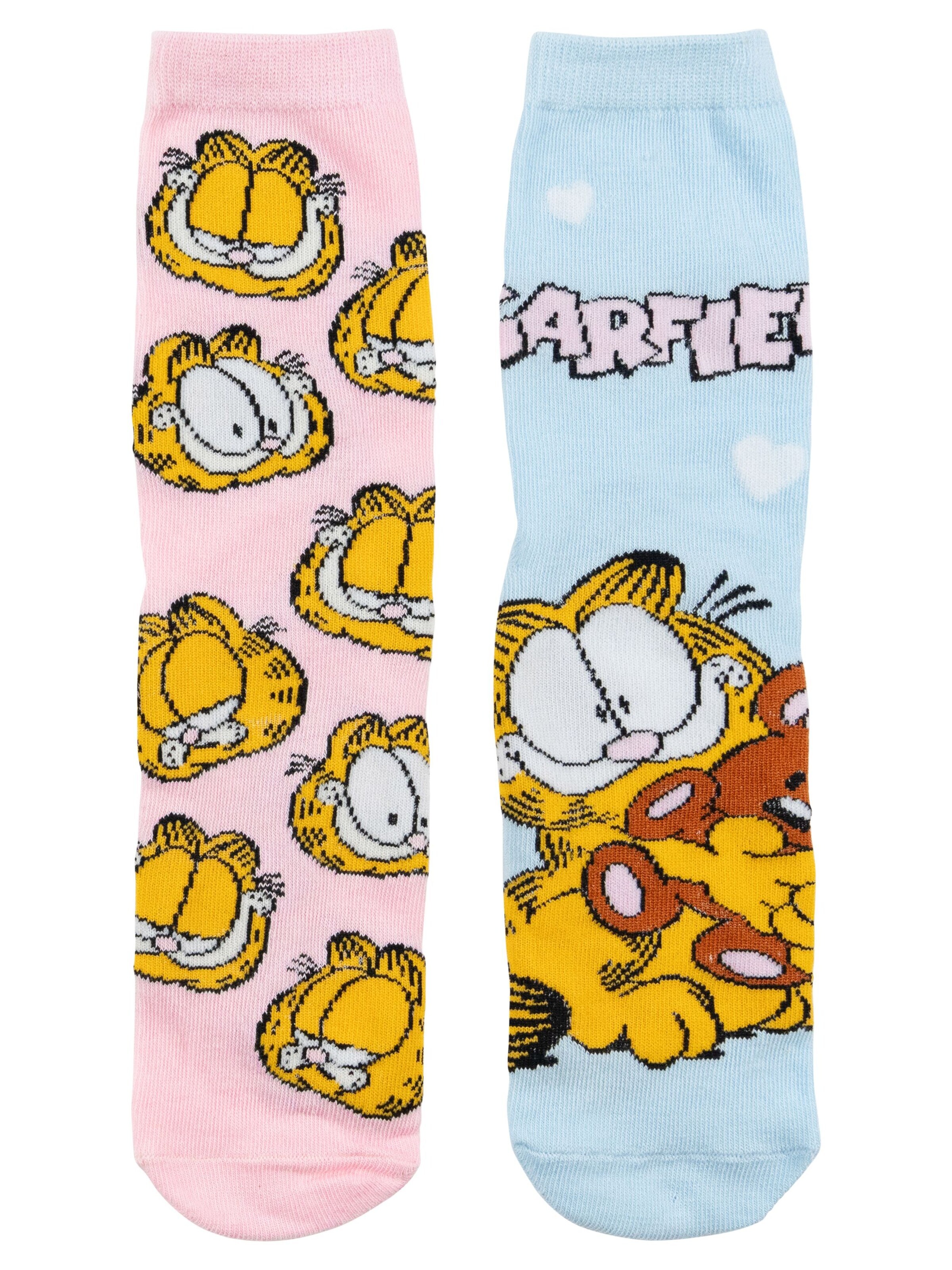 GARFIELD Socks 'Garfield & Odie' in Mixed colors
