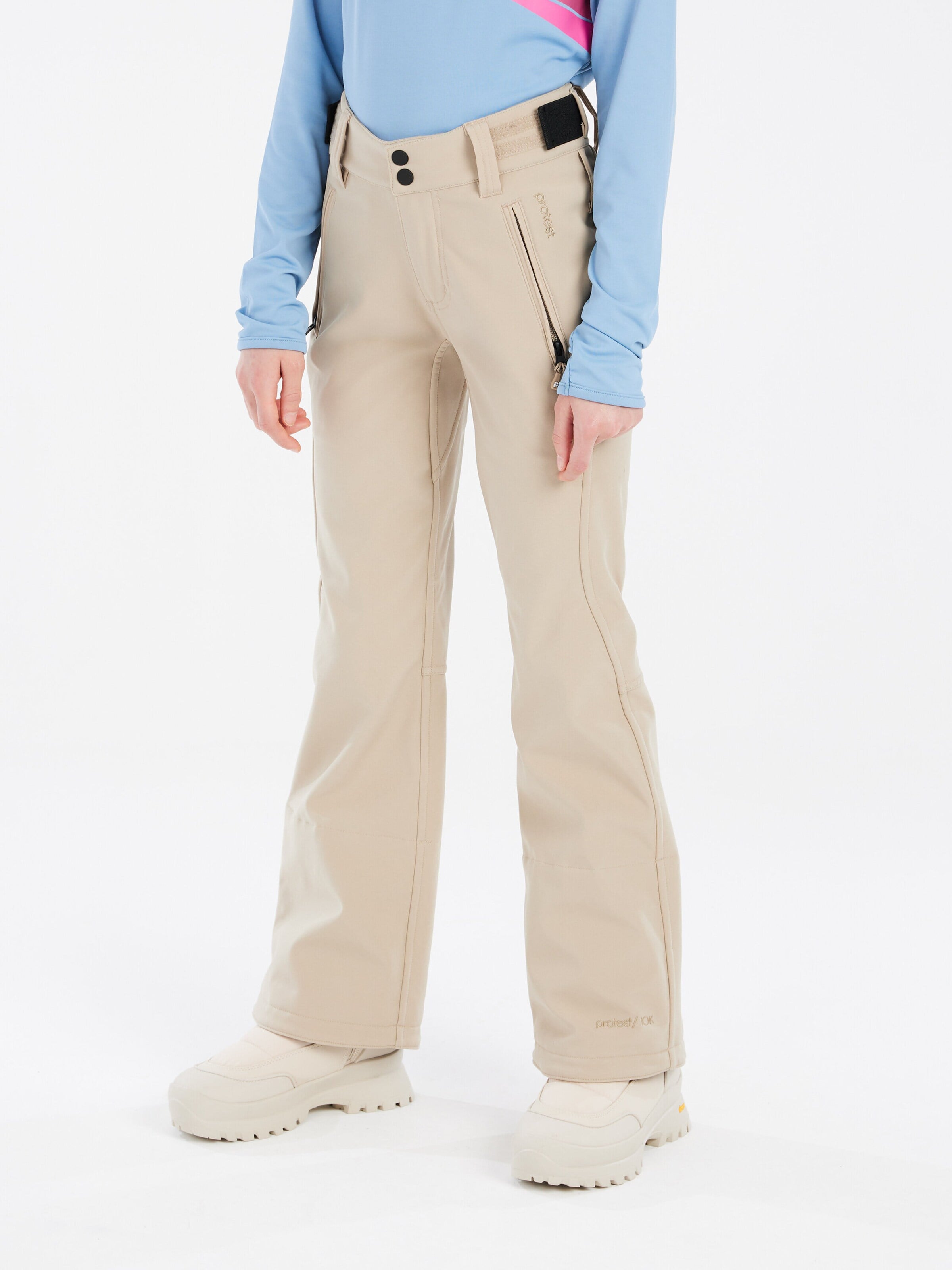 PROTEST Slim fit Sports trousers 'RELOLE JR' in Brown