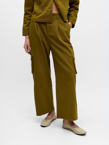 OBJECT - Loosefit Pantalón cargo en marrón: frente
