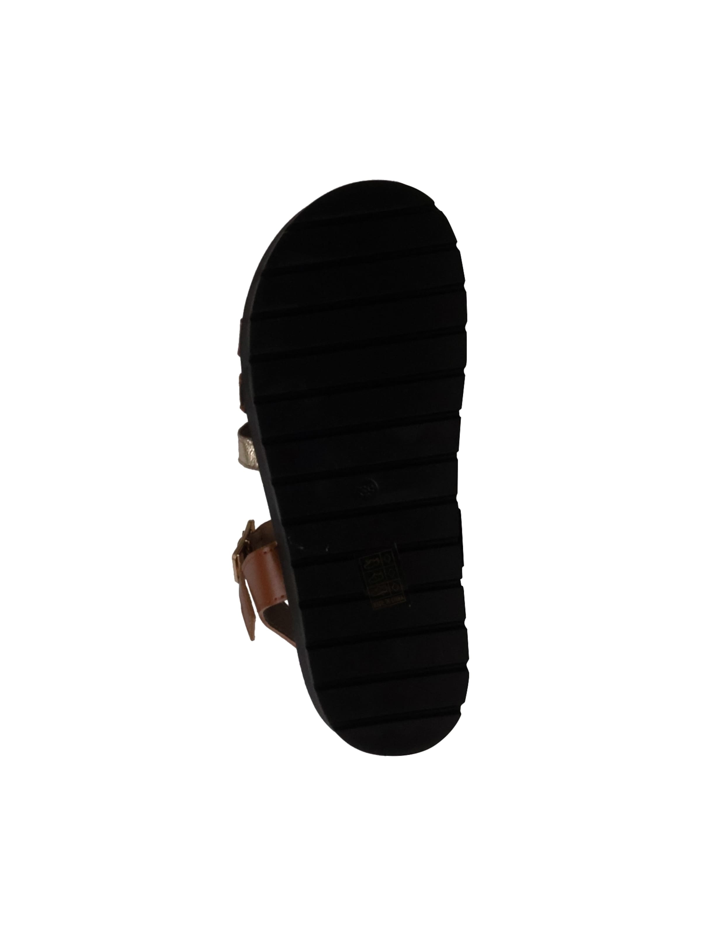 Sandales 'Flache Riemchensandalen von Joalice Paris' Super Mode en marron
