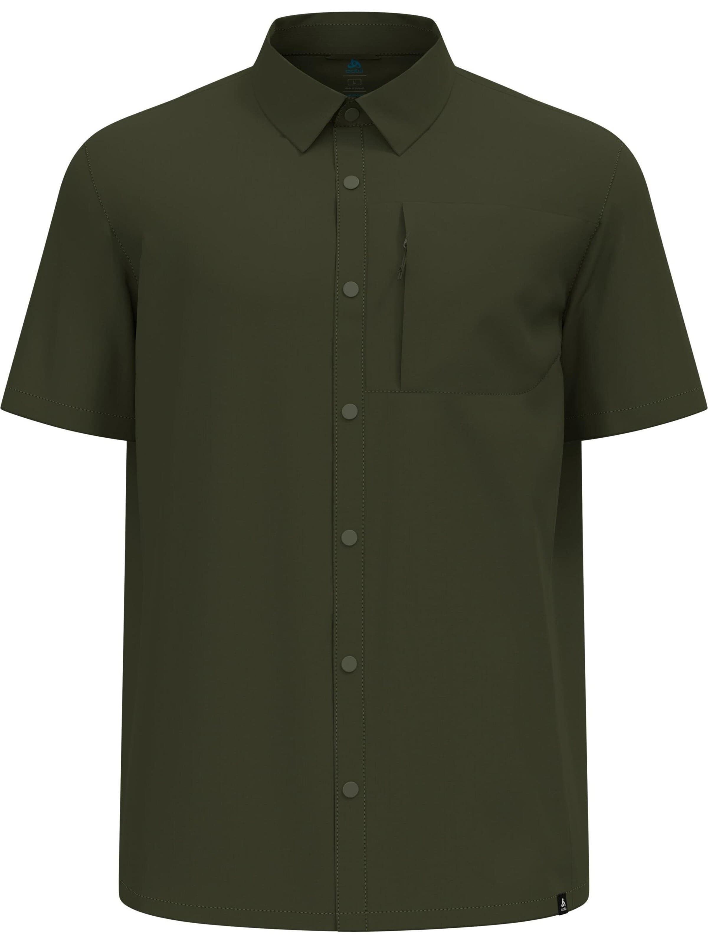 Maglia funzionale 'ESSENTIAL' in M/regular ODLO di colore oliva, Visualizzazione prodotti