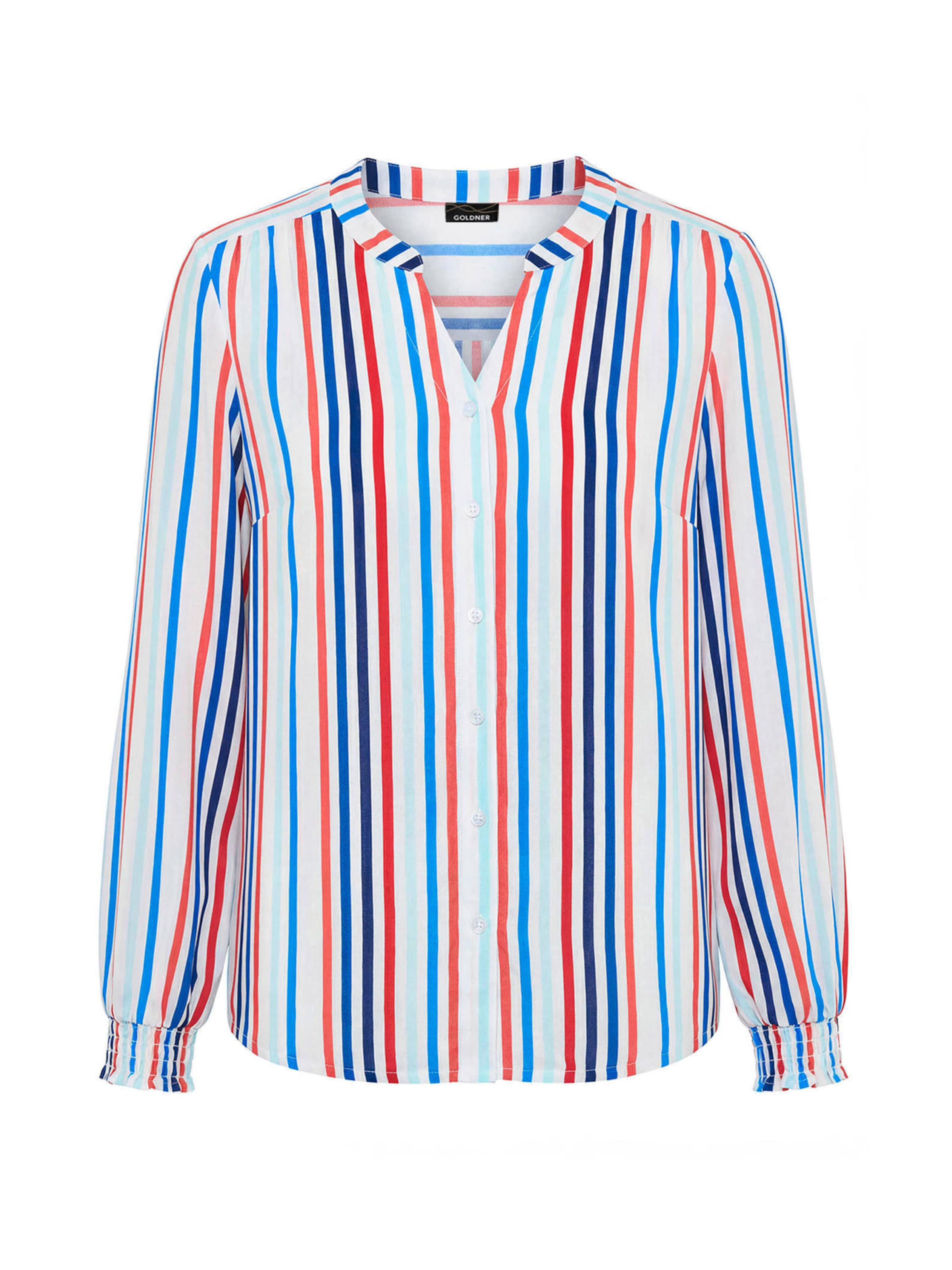 Goldner Blouse in Blauw: voorkant