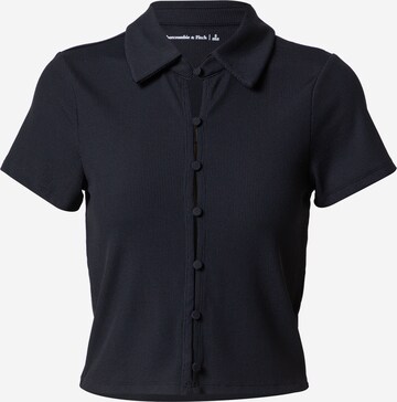 Abercrombie & Fitch Shirt in Zwart: voorkant