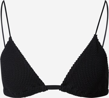 WEEKDAY Triangle Bikini Top 'AVA' in Black: front