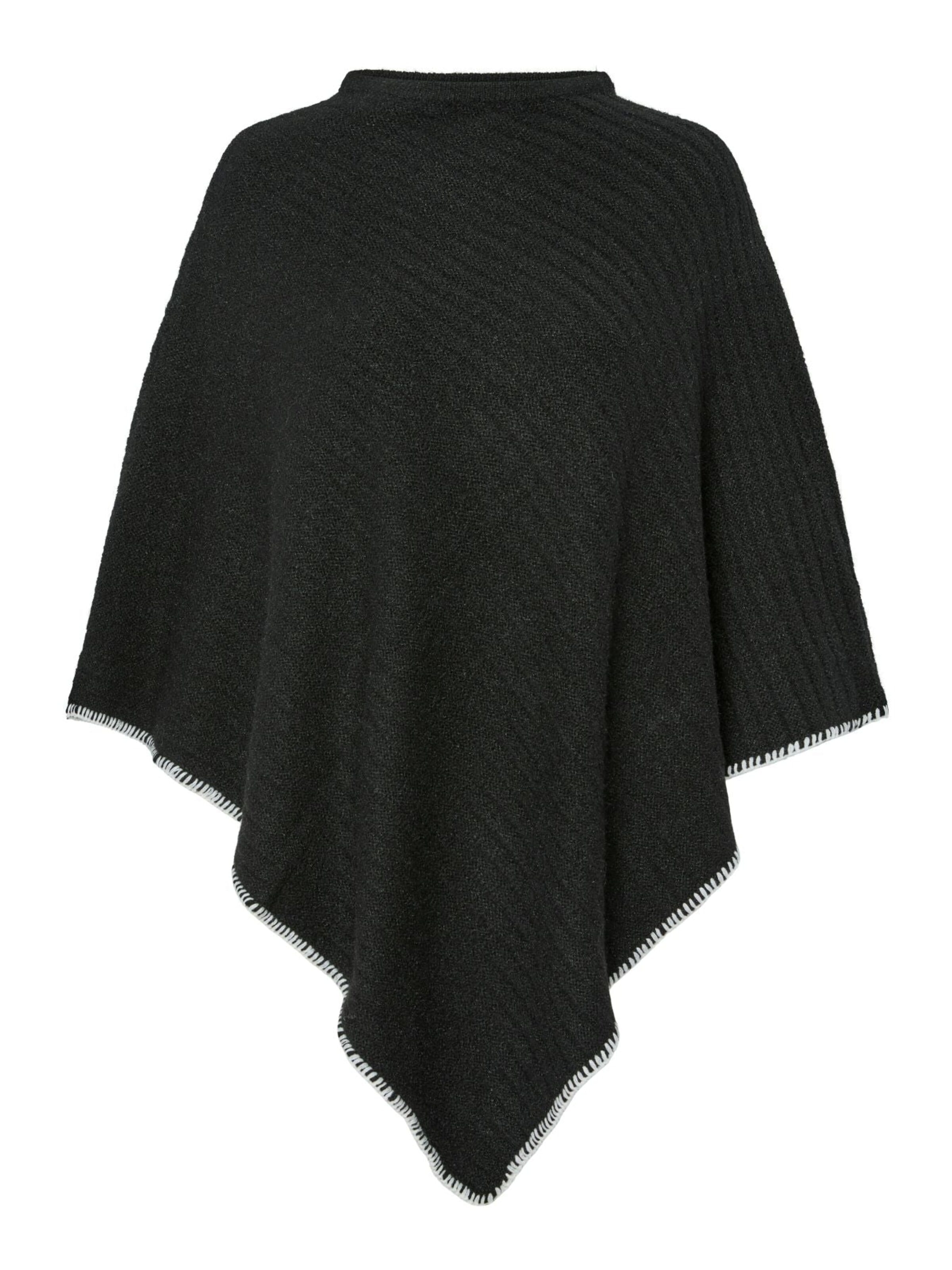 PIECES - Capa en negro: frente