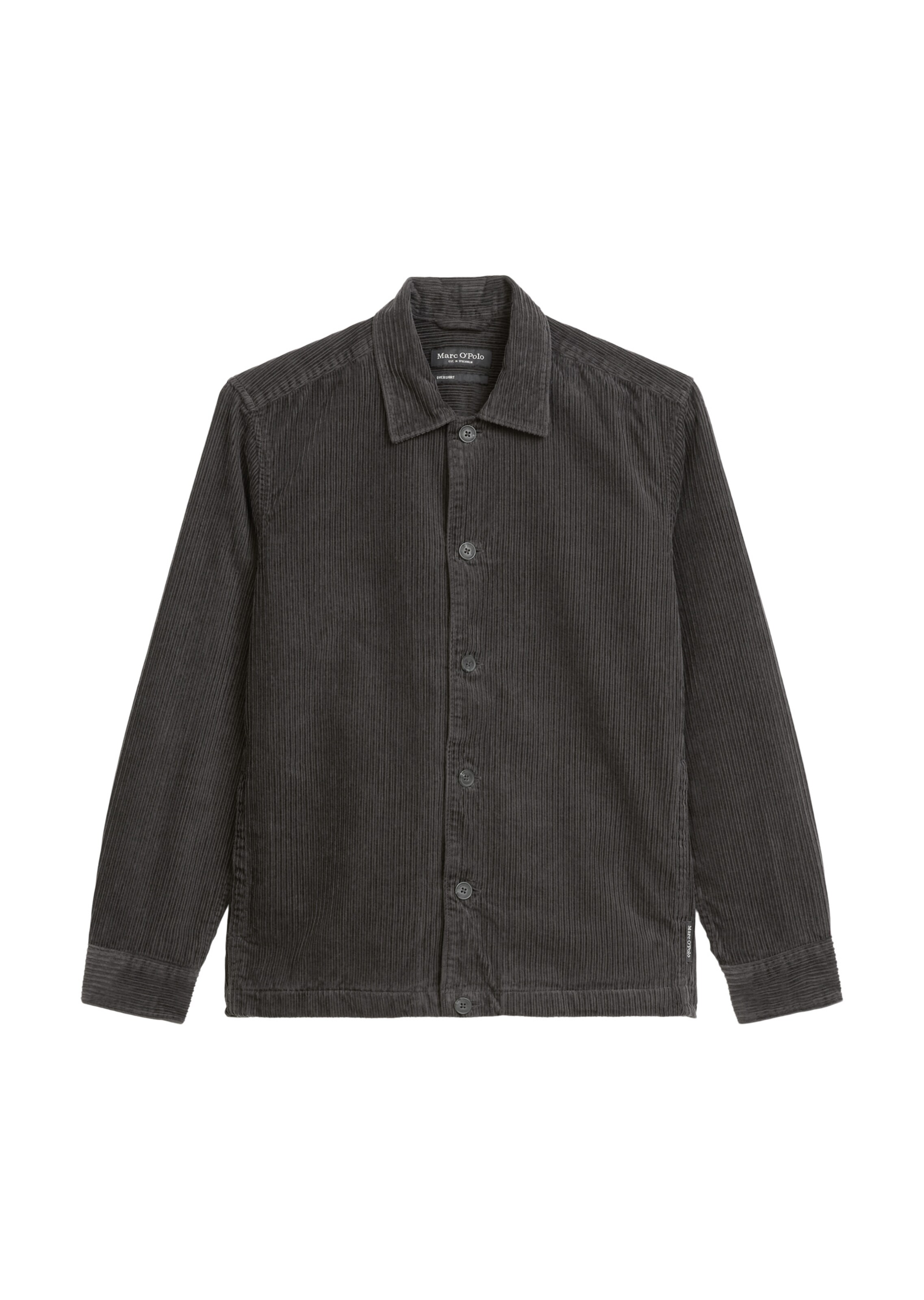 Marc O'Polo Comfort Fit Hemd in Grau: Vorderseite