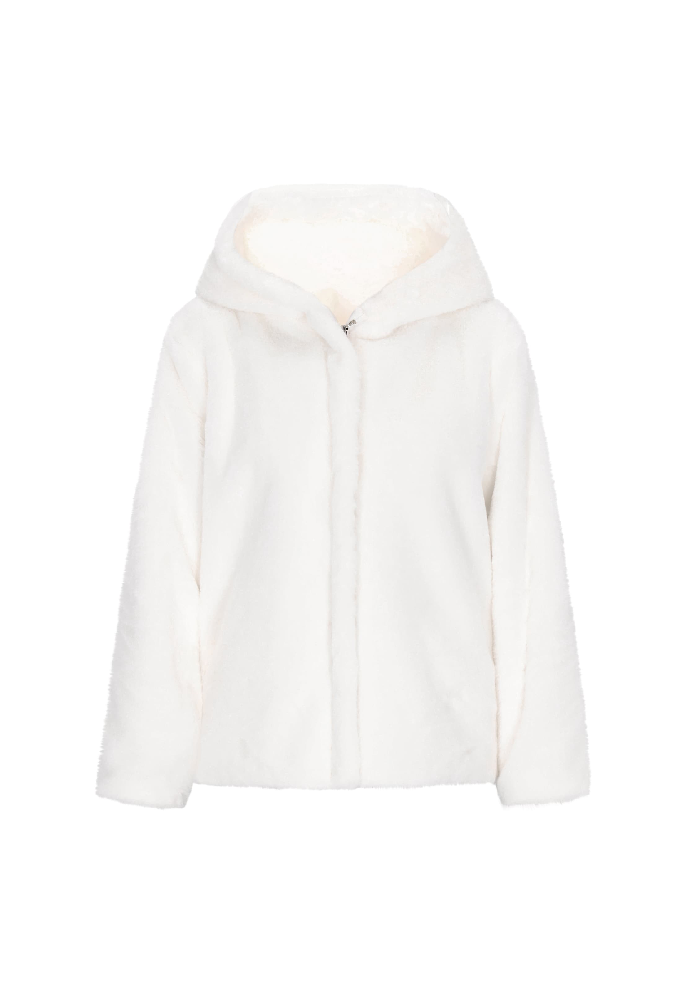 Geacă de iarnă de la faina pe alb: față