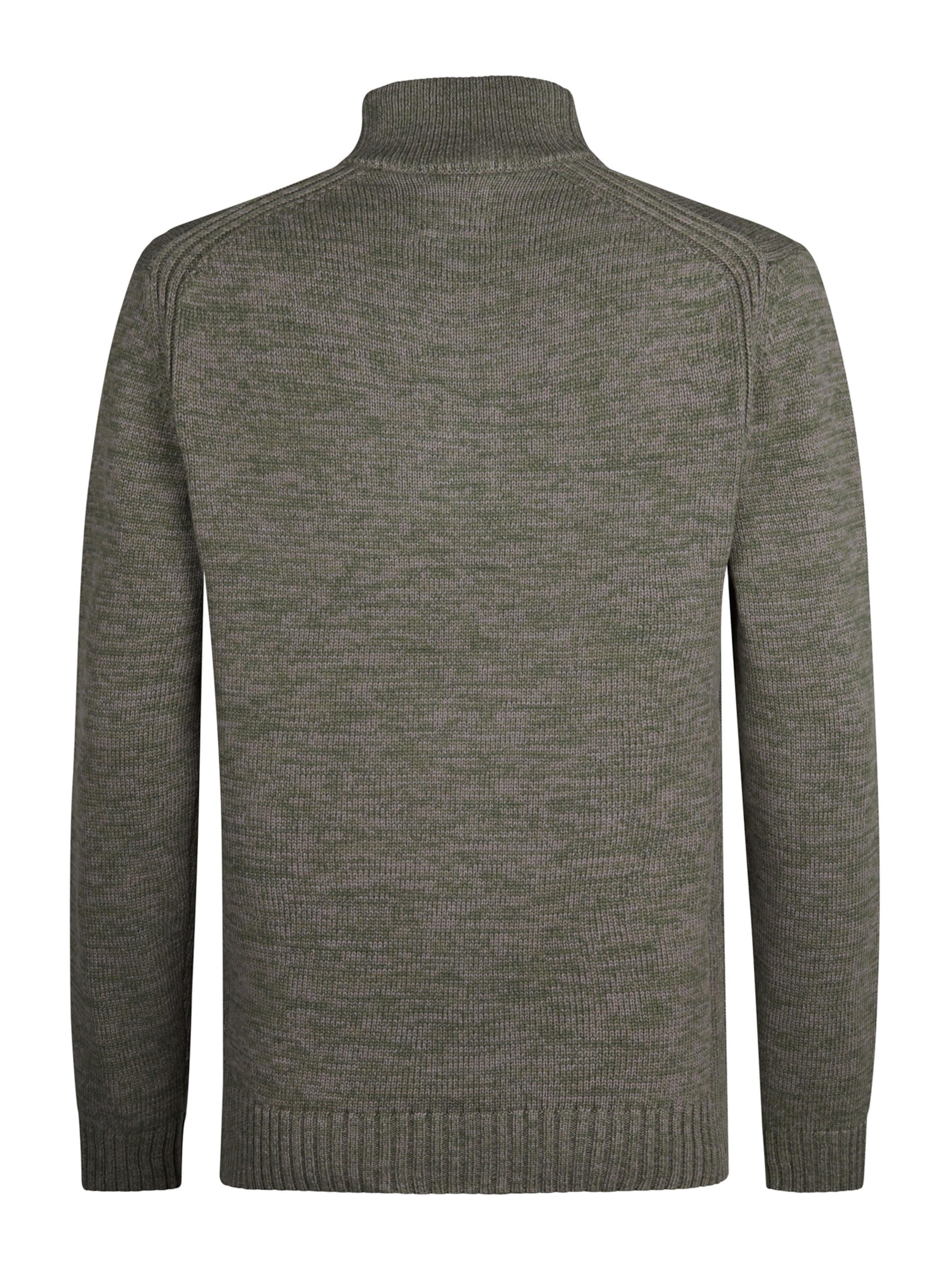 Petrol Industries Pullover in Grün