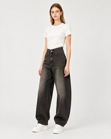 Wide Leg Jean Elara en marron