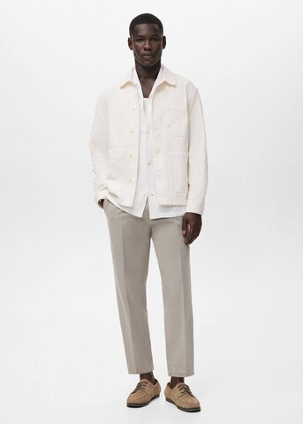 MANGO MAN Between-Season Jacket 'Lou' in White