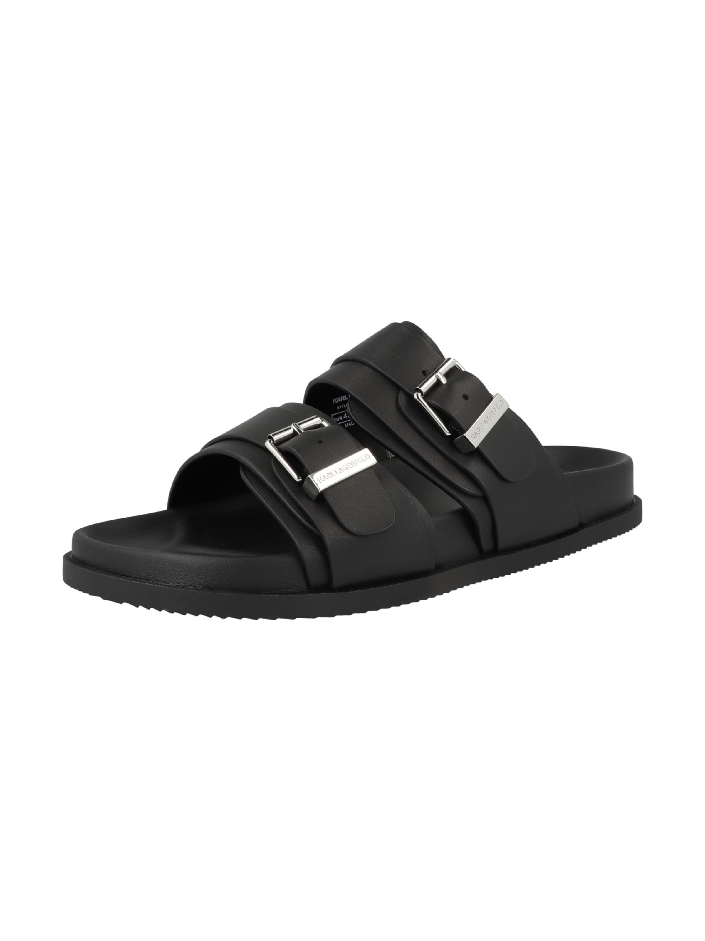 Mule ' KADEN ' Karl Lagerfeld en noir : devant