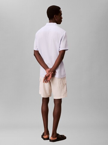 Calvin Klein Jeans Regular Cargo trousers in Beige