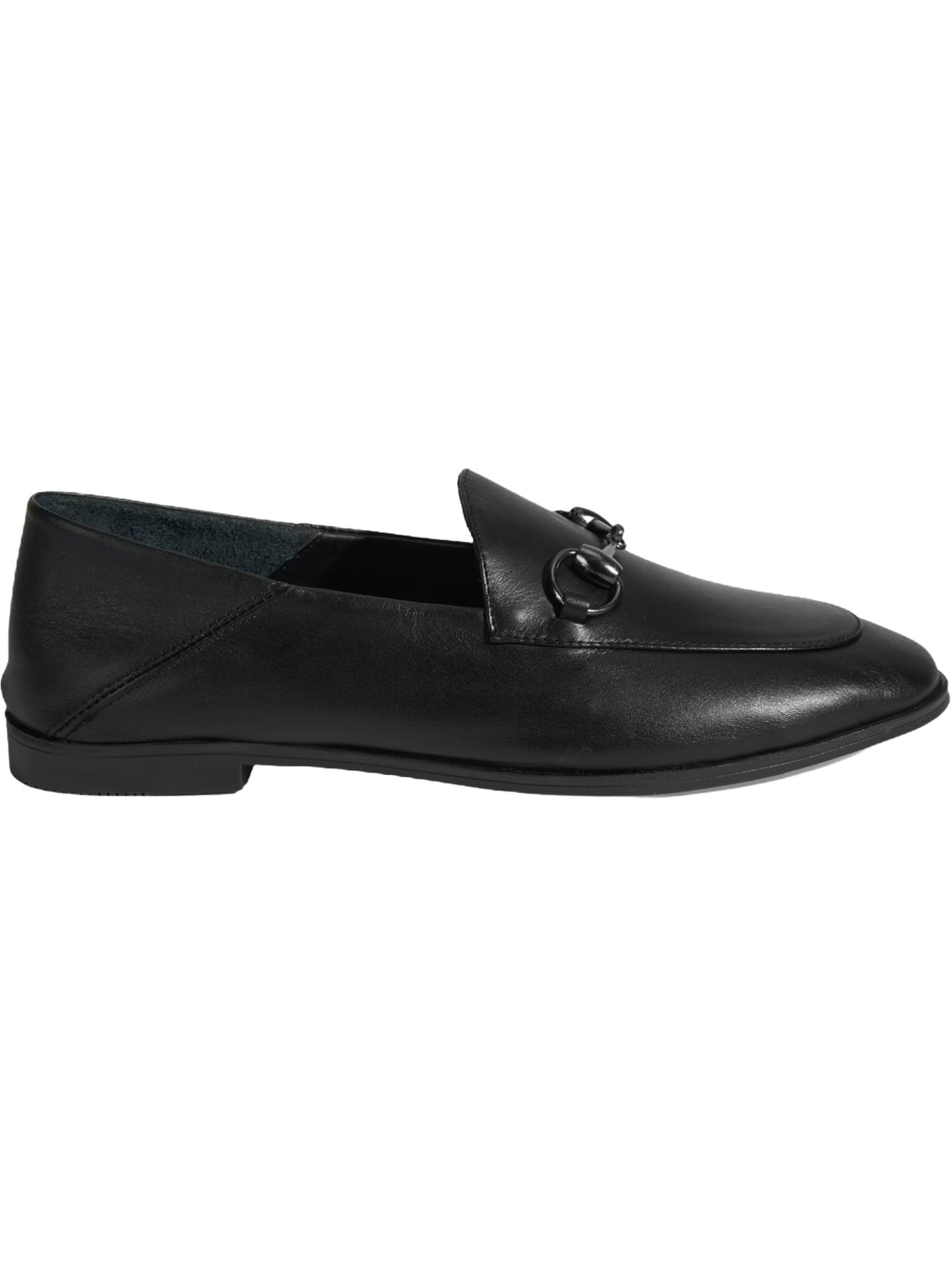 Desa Moccasins 'Slip-Ons' in Black