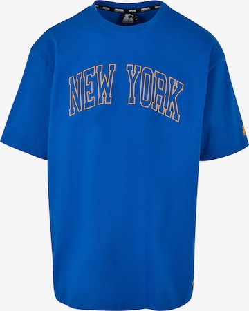 Tricou 'New York' de la Starter Black Label pe albastru: față