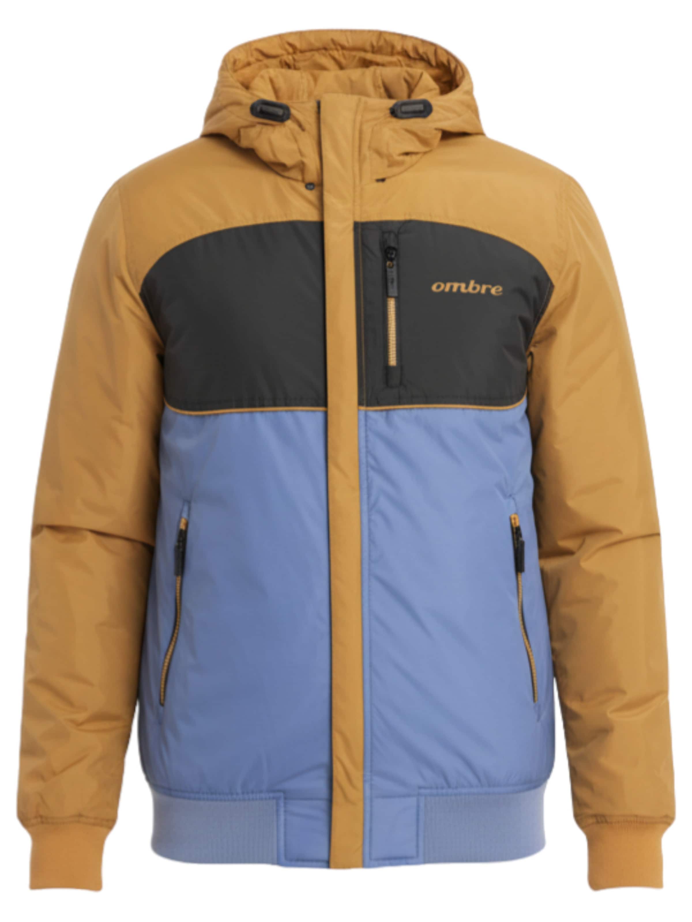 Veste mi-saison 'OM-JANP-0194' Ombre en jaune : devant