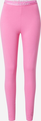 Skinny Leggings Calvin Klein Underwear en rose : devant