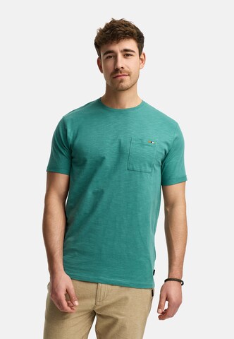 INDICODE JEANS Shirt 'Andorra' in Green: front