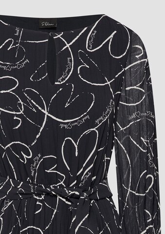 s.Oliver BLACK LABEL Jurk in Blauw
