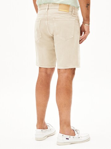 ARMEDANGELS Regular Jeans Shorts AARVO in Beige