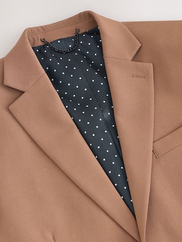 Next Slim Fit Sakko in Braun