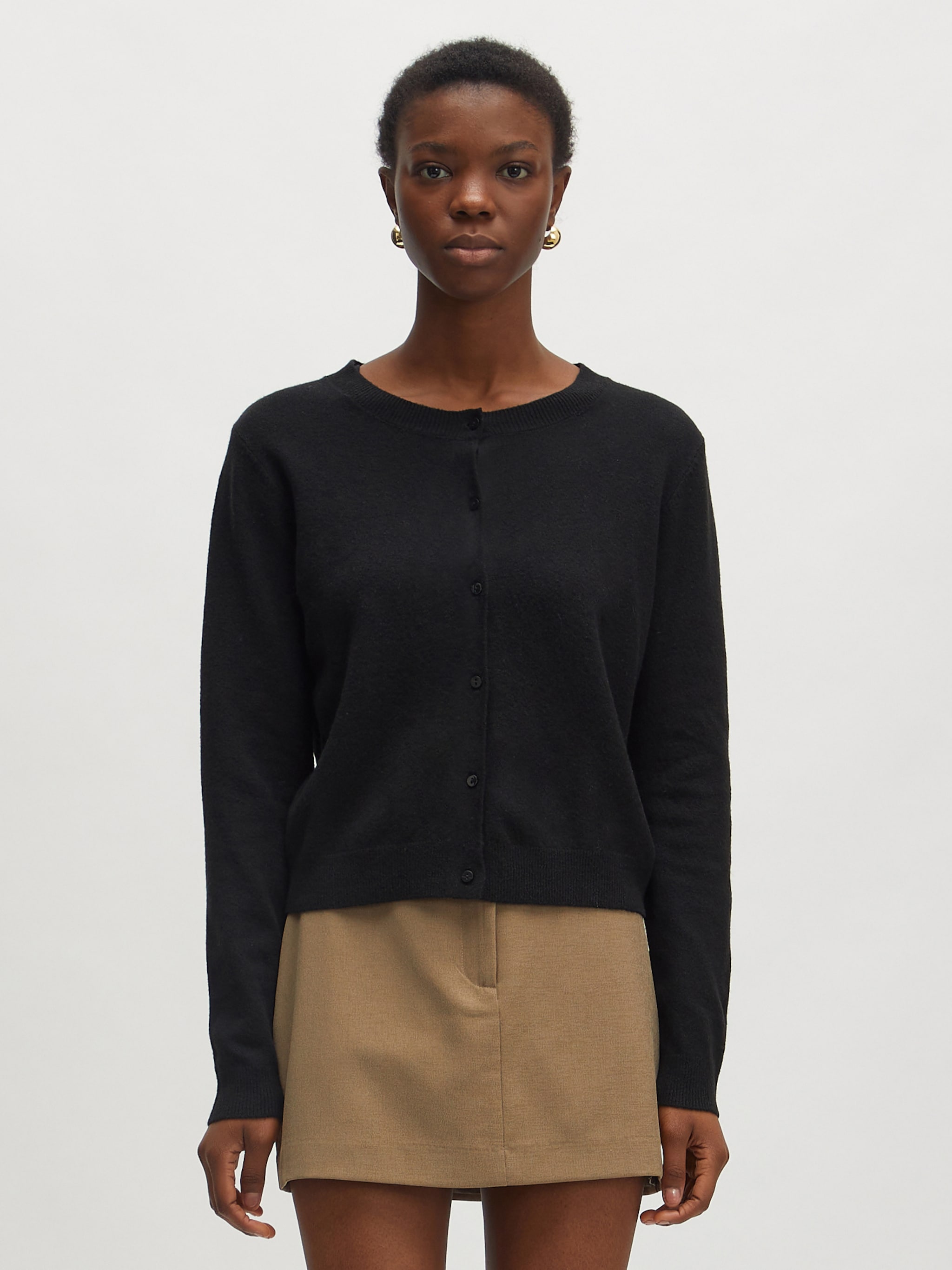 EDITED Produkte Strickjacke 'Ubalda' schwarz