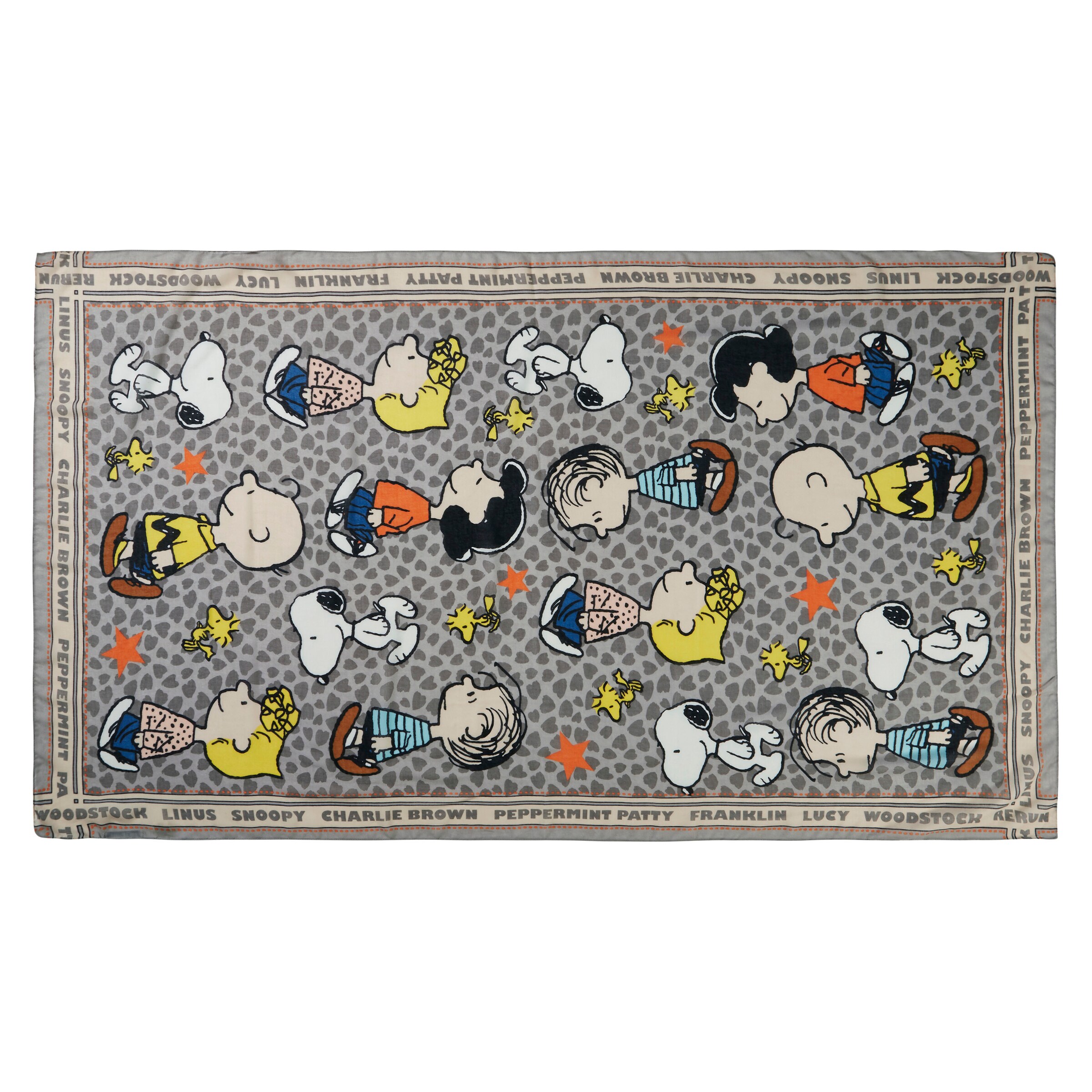 CODELLO Sjaal 'Peanuts' in Grijs