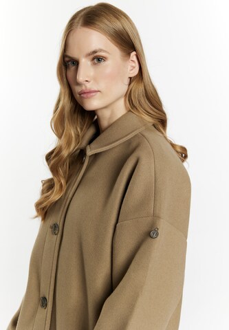 DreiMaster Vintage Between-Seasons Coat 'Imane' in Beige