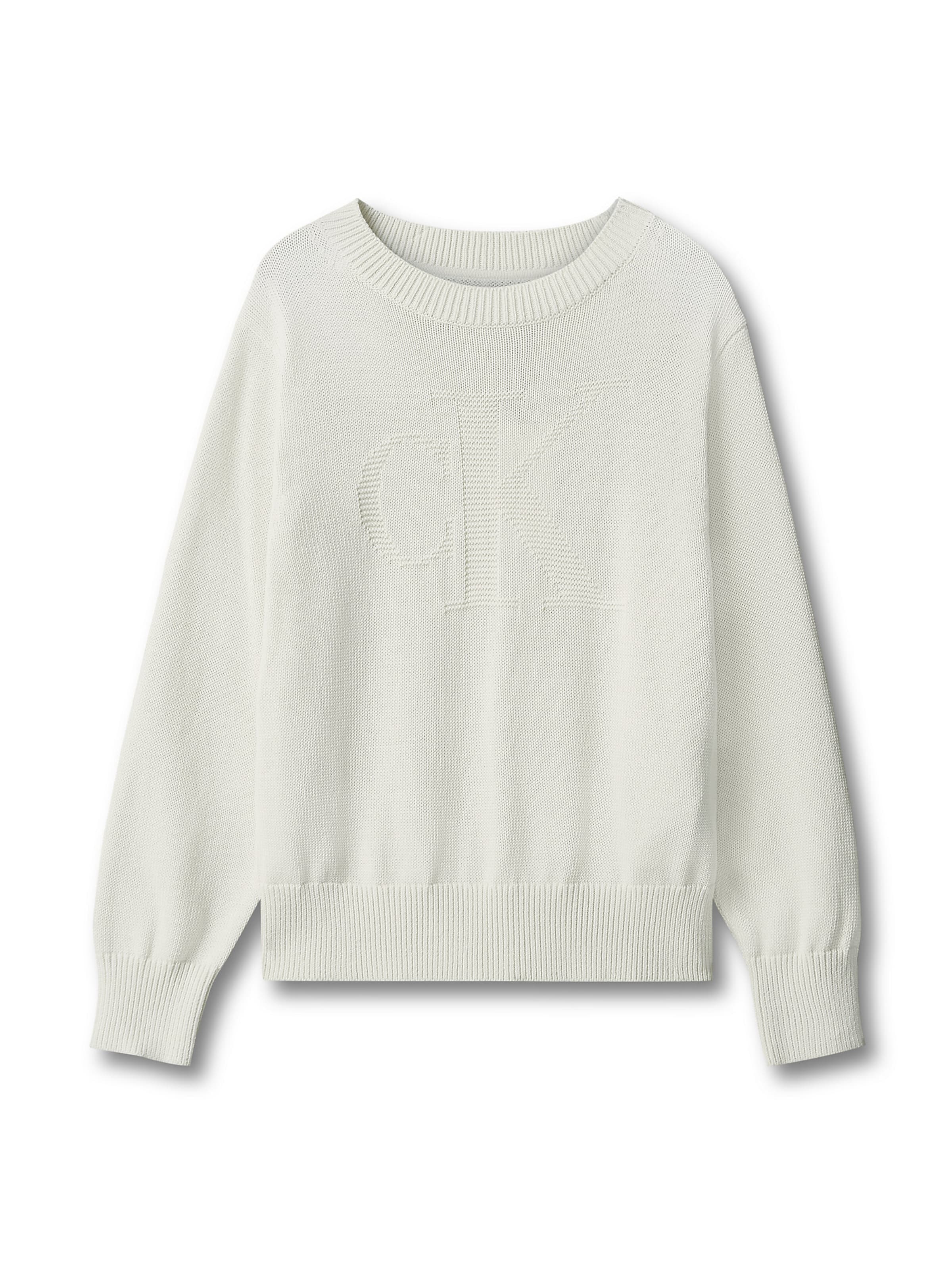 Calvin Klein Jeans Pullover in 104 in ecru, Produktansicht