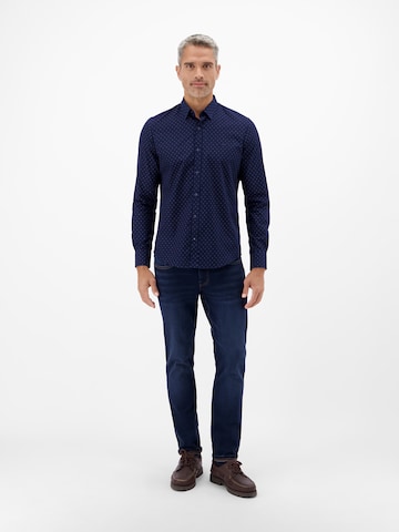 LERROS Regular Fit Hemd in Blau
