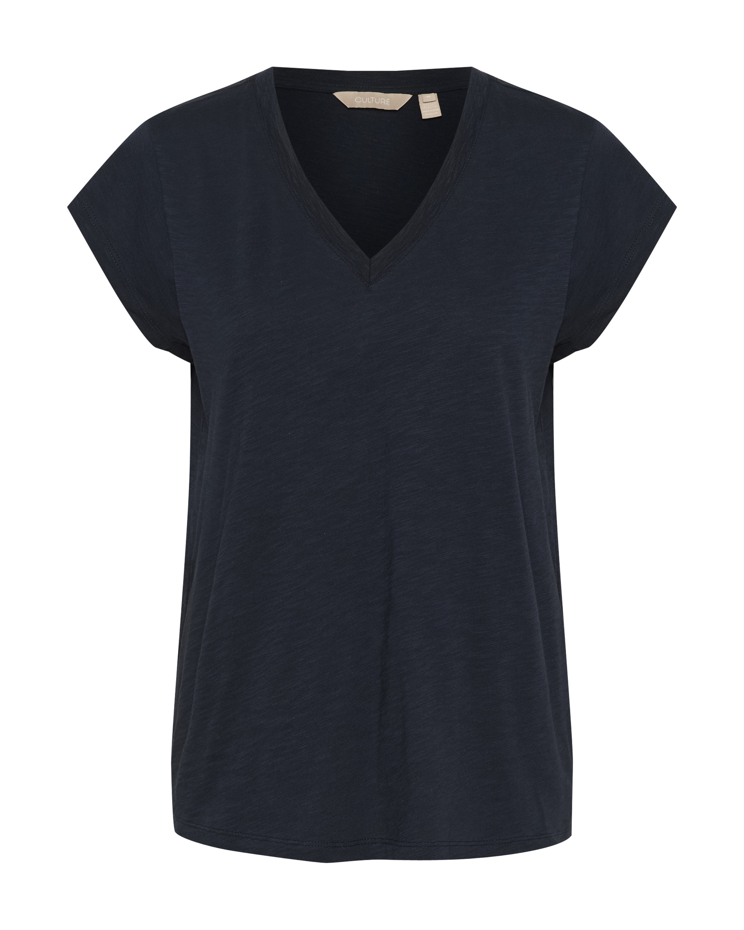 CULTURE Tričko 'CU Biana' – modrá: přední strana