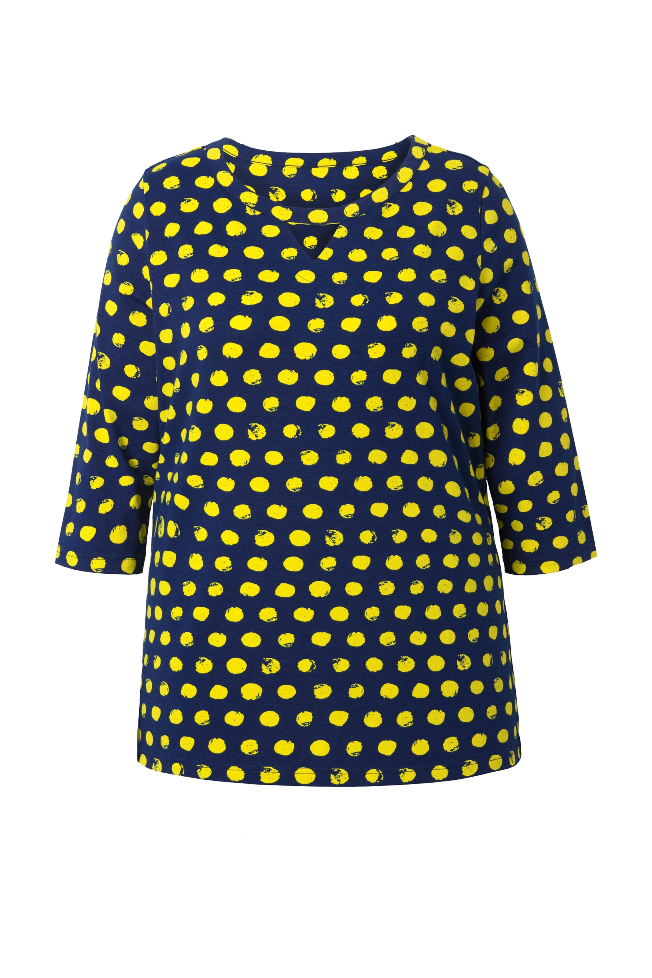 Ulla Popken Shirt in Blauw: voorkant