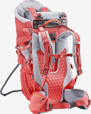DEUTER Sports Backpack 'Kraxe' in Red
