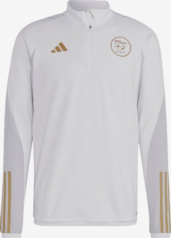 ADIDAS PERFORMANCE Sportsweatshirt 'Algerien' in Weiß: predná strana