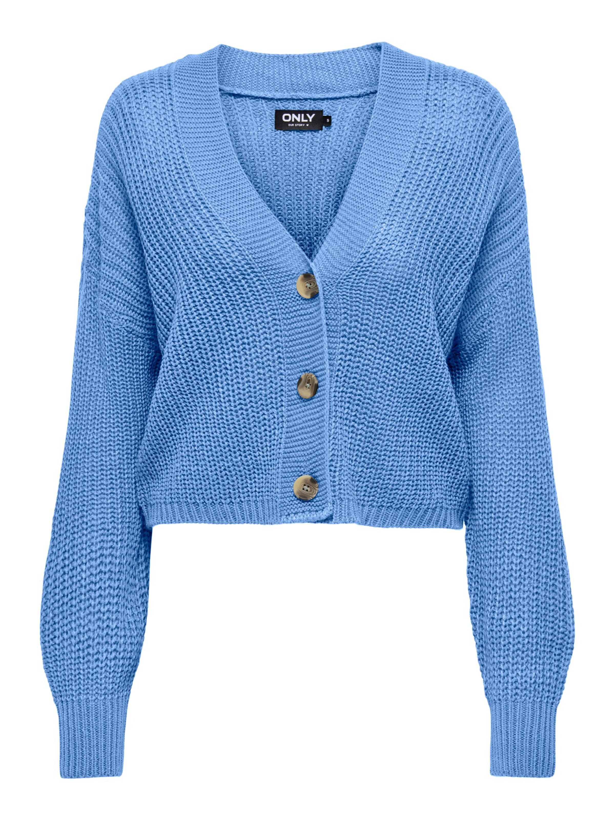 ONLY Cardigan 'ONLCarol' en bleu roi, Vue avec produit