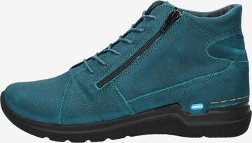 Chaussure à lacets 'Why' Wolky en vert : devant