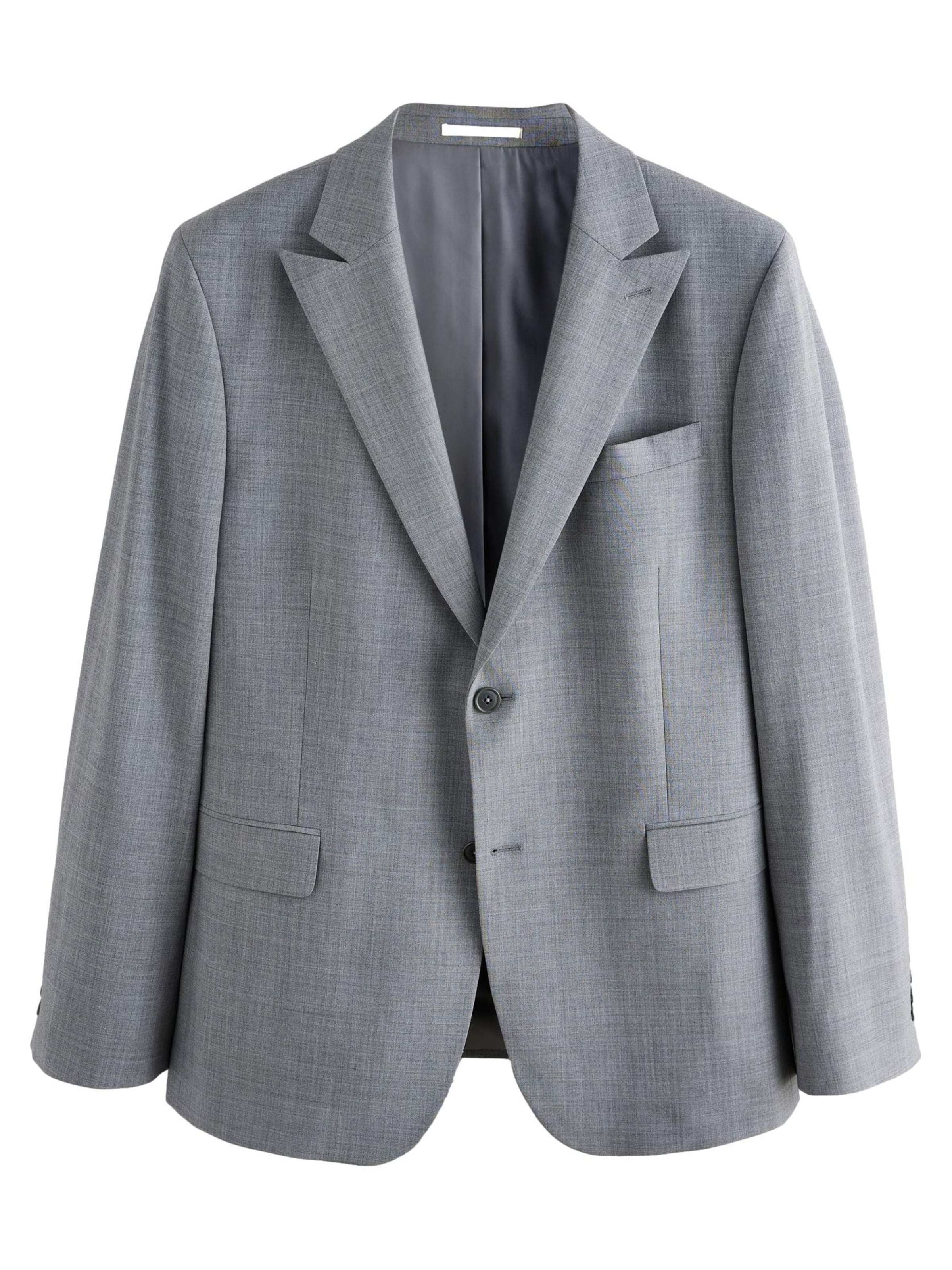 Next Úzky strih Sako - Sivá: predná strana