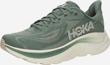 Chaussure de course 'CLIFTON 10' HOKA en vert : devant