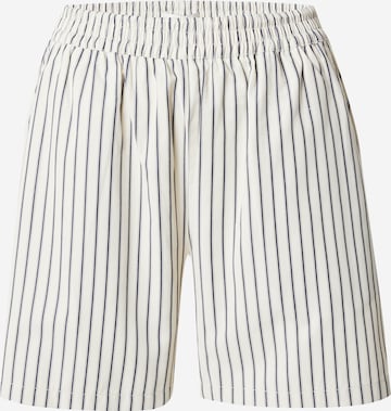 Regular Pantaloni 'Asta' de la Lollys Laundry pe alb: față
