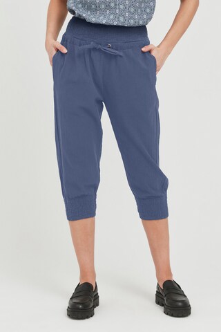 Fransa Tapered Chino Pants 'FXSUSANN 2' in Blue: front