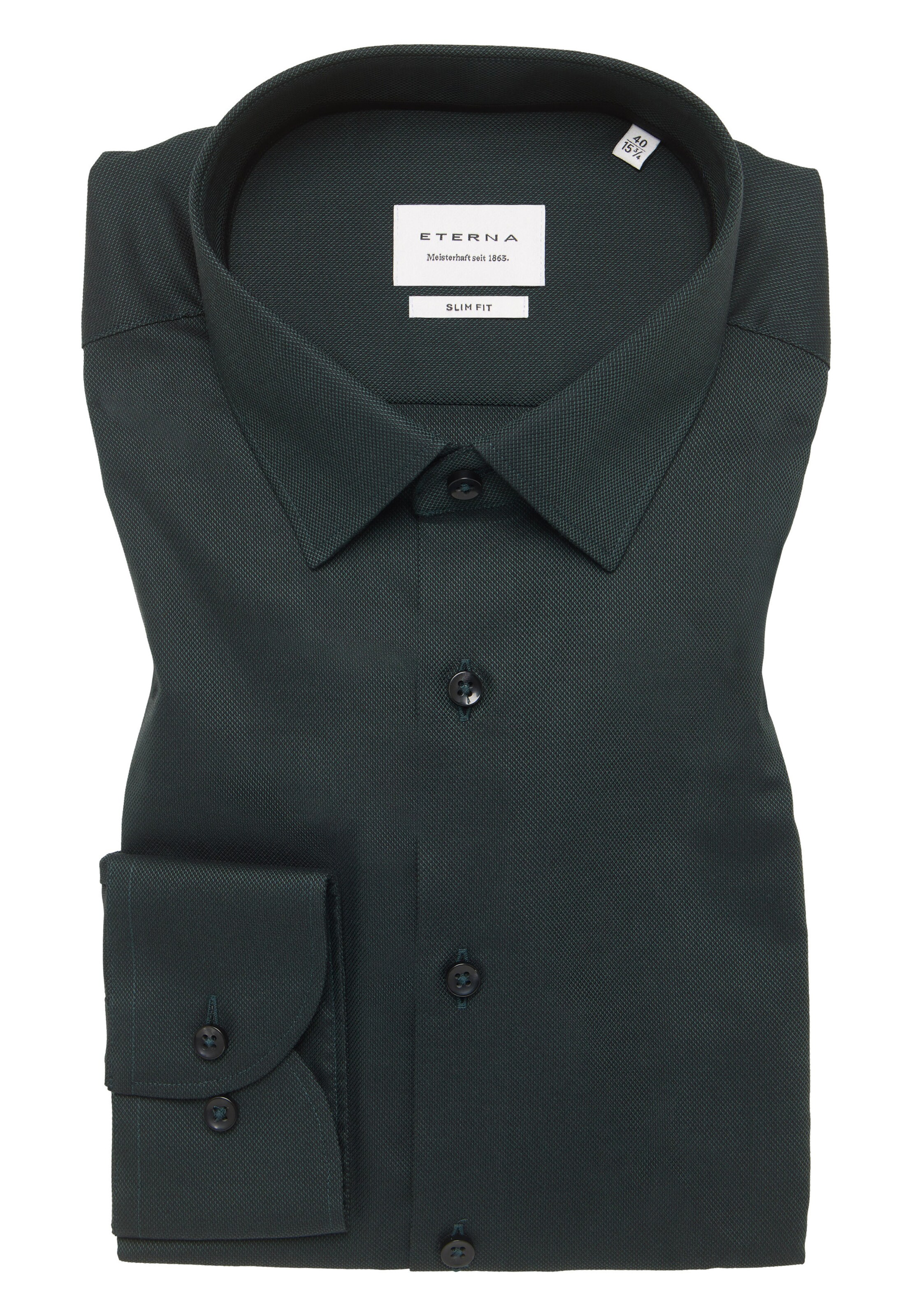 ETERNA Slim fit Business Shirt in Green